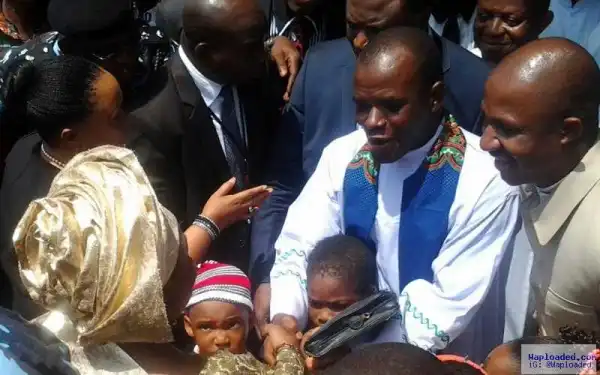 Photos Of Father Mbaka Moving To His New Parish Yesterday